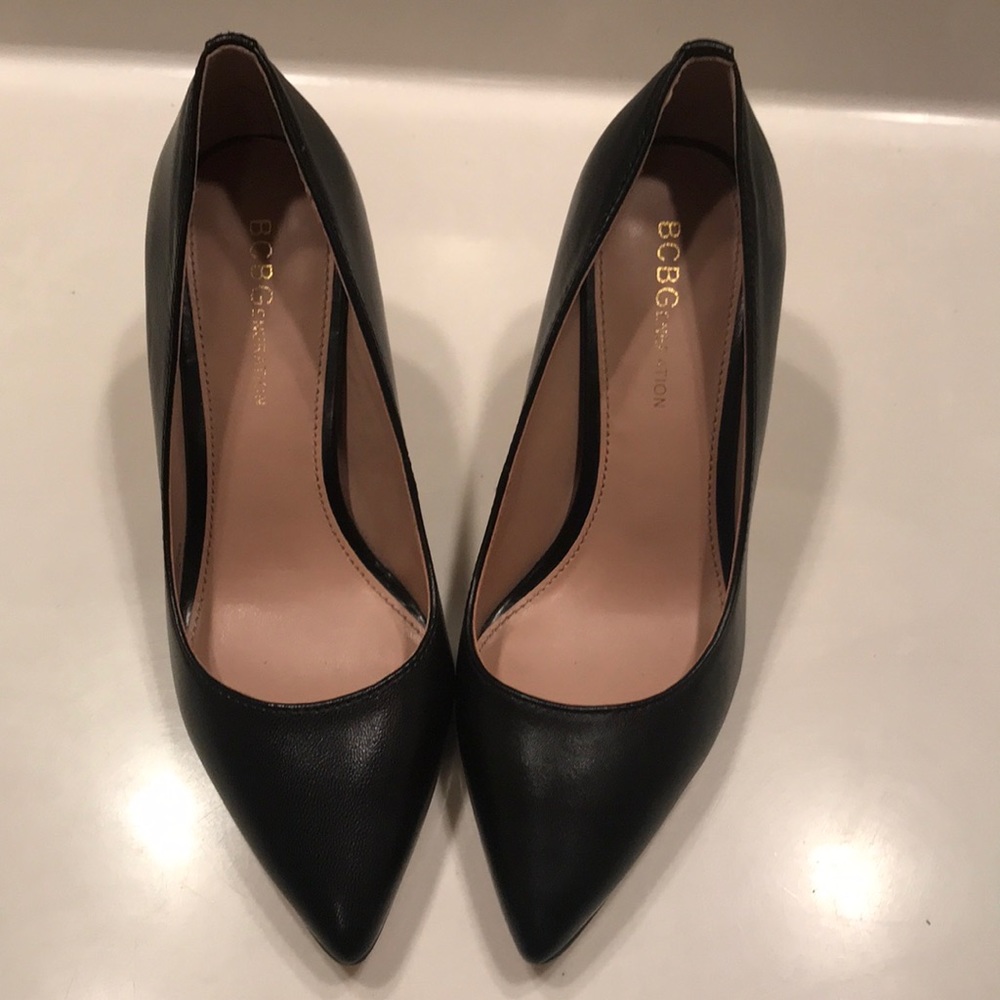 BCBGeneration Classic Black Heels